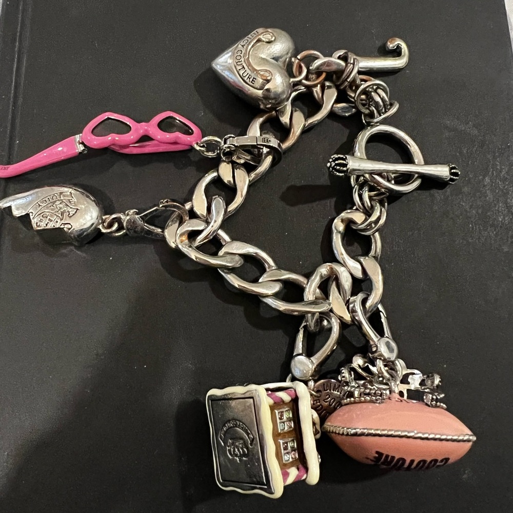 Juicy Couture charm bracelet with charms included